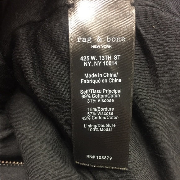 rag&bone Rosalie Cropped Zip-Front Sweater Jacket - Picture 13 of 13